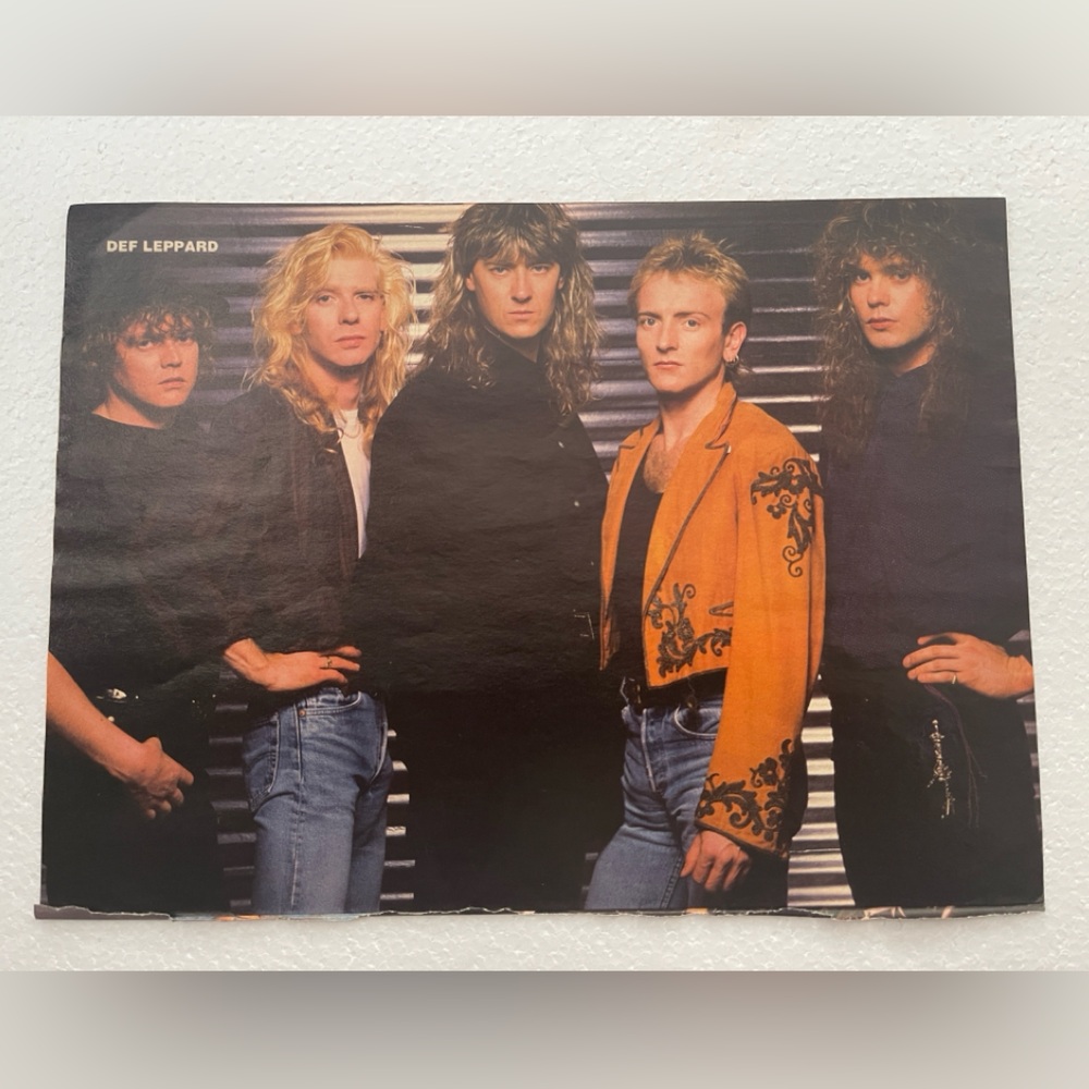 Def Leppard Band pinup